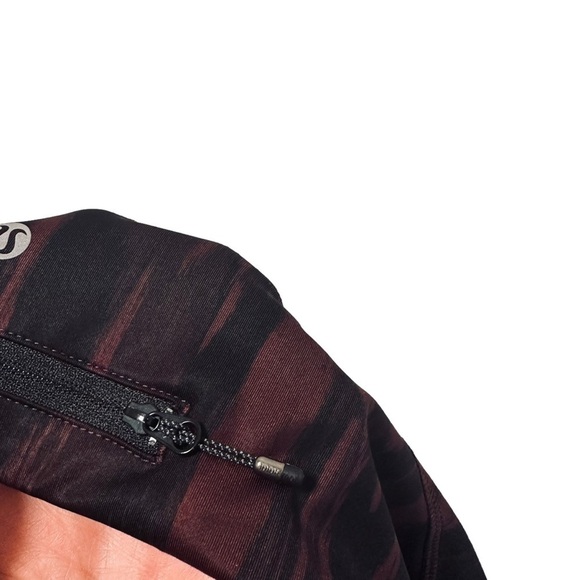 Lululemon Speed Tight IV Painted Animal Bordeaux Drama Black 6 - Picture 13 of 13